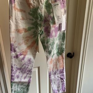 GRLFRND DENIM tie-dye jeans